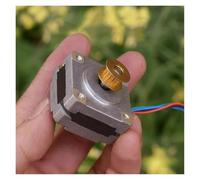 AUOQKQUT 35BYG NEMA14 0.9 Degree 2-Phase 4-Wire Stepping Hybrid Stepper Electronic Starter Double Ball Bearings with Pulley Gear