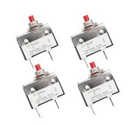 AUOQKQUT 4 PCS 91 Series Overload Protector 6A Electrical Automatic Circuit Breaker