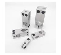 AUOQKQUT Abrazadera de fijación de Pilar de 30 x 30 mm, fijación Vertical de diámetro Fijo, Eje óptico de aleación de Aluminio, Bloque Transversal, fijación de tubería de Acero, 1 Unidad
