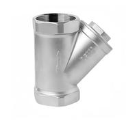 AUOQKQUT Bomba de Refuerzo de Filtro Tipo Y Hembra BSP de 3/8" de Acero Inoxidable 304, medidor de Agua, válvula de Filtro purificador de Agua