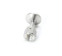 AUOQKQUT Conector de unión for tubería de Acero Inoxidable Sus 316L, de KF25 a VCR Hembra de 3/8"