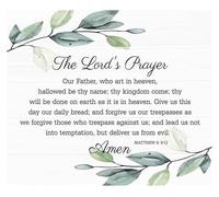 AUOQKQUT Faith-Based Motivational Poster, Christian Nursery Wall Art and Decor, Uplifting Scripture Print for Bedroom Framed,12x18inch(30x45cm)