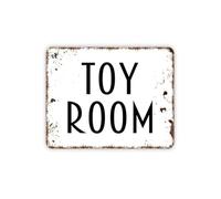 AUOQKQUT Farmhouse Nursery Decor Toy Room Vintage Metal Tin Sign 8x12 Inch | Sweet housewarming gift idea for shower or first home move