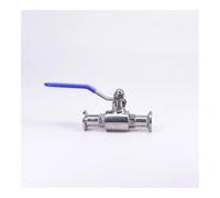 AUOQKQUT Fit 12.7mm-102mm Pipe OD x Tri Clamp Ball Valve Shut Off Valve Sus 304/316L Stainless Steel(304 Better,102mm OD K119mm)