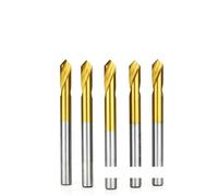 AUOQKQUT HSS 60 90 120 Degree NC Drill Stub Spotting Location Center Drill Bit 1Pcs(Location 120,4x12x52) AUOQKQUT