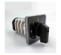 AUOQKQUT Multi 5 Positions YMZ12-32/4 Changeover Rotary 660V 32Amper Four Stages 4 Levels Silver 16 Terminals CAM Switch(0-7 Positions)
