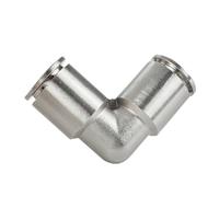 AUOQKQUT Pneumatic PV Pipe Connector 4-16mm OD Air Hose Nickel Plated Brass Push In Quick Connector Air Fitting Plumbing(8mm-PV)