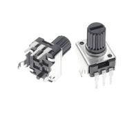AUOQKQUT Potenciómetro de Sellado Vertical de 15 mm, 20 kOhm, RV09, Eje Horizontal Vertical, 0932, Resistencia Ajustable, Tipo 9, 3 Pines, 100 Unidades