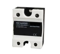 AUOQKQUT RS1A40D50 50A 220V Triac Single 1 Phase Solid State Relay,5V 12V 24V Input Output 42-440VAC, to AC SSR Relay Switch Board