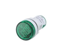 AUOQKQUT Voltímetro Digital AD16-22DV, 22 mm, LED de Potencia, Verde, CA 20 V-500 V, 30 x 30 mm