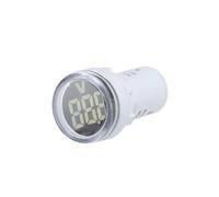 AUOQKQUT Voltímetro Digital AD16-22DV de 22 mm, LED de Potencia, CA 20 V-500 V, 30 x 30 mm
