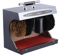 AUOTR Pulidora de Zapatos Eléctrica, Máquina eléctrica for lustrar Zapatos, máquina automática for pulir Zapatos, máquina de Limpieza de Zapatos por inducción Horizontal automática(Silver)