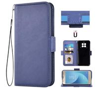 Auotu Funda with protección de la cámara Billetera Carcasa Caso Flip PU Cuero Magnetico Case Caja Cover para Cubot Kingkong ES 3 Smartphone (Azul)