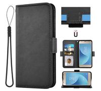 Auotu Funda with protección de la cámara Capirotazo Billetera Carcasa Caso Flip PU Cuero Magnetico Protectora Case Caja Cover para UMIDIGI A13 Pro MAX 5G Smartphone (Negro)