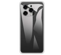 Auotu Funda with protección de la cámara de Silicona Carcasa TPU Silicone Case Cover Bumper para DOOGEE N55 Pro/DOOGEE N55 / DOOGEE N55 Plus Smartphone (Transparente)