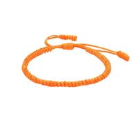 AUOU 1 pulsera de hilo trenzado tibetano budista para mujeres y hombres, hecho a mano, pulseras y brazaletes ajustables, Piedra