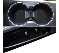 Auovo Anti Dust Door Mats for Toyota Highlander Accessories 2019 2018 2017 2016 2015 2014 Custom Cup Holder Insert Liner Coaster Center Console Door Pads Interior Trim (14pcs/Set, Black)
