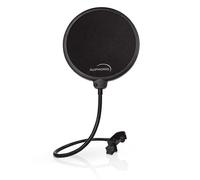 Auphonix Filtro pop para micrófono, pantalla de micrófono de doble capa de 6 pulgadas, compatible con Blue Yeti, Snowball y Nano, filtro pop de micrófono para podcasts y transmisión, MPF-1