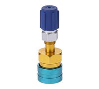 Aupoko R1234YF to R134A Low Side Quick Coupler, R1234YF Low Side Quick Coupler, R12 to R134A Hose Adapter Fitting Connector for Car Air-Conditioning AC Charging