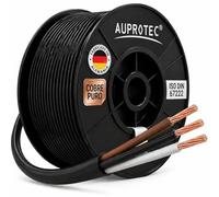 AUPROTEC 1.0mm² - 3 conductores, 5m cable eléctrico redondo I aislamiento de PVC de pared fina DIN ISO 6722 I FLRYY cable automotriz para coche, remolque y caravana
