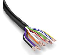 AUPROTEC 1.5mm² - 13 conductores, 5m cable eléctrico redondo I aislamiento de PVC de pared fina DIN ISO 6722 I FLRYY cable automotriz para coche, remolque y caravana