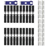 AUPROTEC 20 pares de conectores solares PV para cables solares 2,5-6mm², juego de conectores macho/hembra, conectores fotovoltaicos, conectores de panel solar