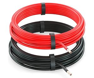 AUPROTEC Cable eléctrico para automoción 4,0 mm² Set 2 colores de 2 m FLRY-B en rollo