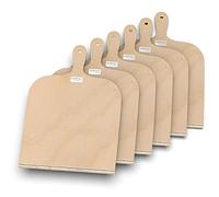 AUPROTEC Tabla para Pizza, Madera, 6, S (HxB) 26 x 20 cm