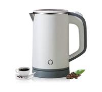 AURA 800ml Kettles，Cordless Fast Boil Quiet Electric Kettles， Auto Shut-Off Boil-Dry Protection Ideal for Home, Office, Hotel (White)