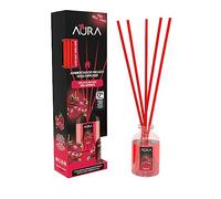 AURA | Ambientador Mikado| | Aroma Frutos Rojos| 100% Puro | Duración 4 Semanas | 30ml | 0% Alcohol