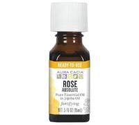 Aura Cacia - Aceite esencial de rosa con jojoba