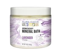 Aura Cacia Aromatherapy Mineral Bath, Relaxing Lavender, 16 ounce jar by Aura Cacia