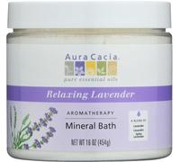 Aura Cacia Mineral Bath, Relaxing Lavender 16 Oz