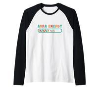 Aura Energy 41 67 Broma 4167 Gracioso Gen Z Slang Cuarenta Un Meme Camiseta Manga Raglan