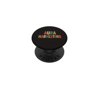 Aura Harvesting Viral Gen Z Arot Energía Positiva Adolescente Adolescente PopSockets PopGrip Adhesivo