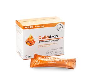 Aura Herbals - Colladrop Forte, colágeno marino, 10000 mg (30 sobres)