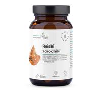 Aura Herbals - Esporas de Reishi 800 mg + Vitamina C (60 cápsulas)