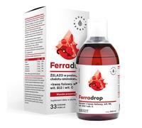 Aura Herbals - Ferradrop, Hierro Líquido + Ácido Fólico (500 ml)