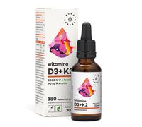 Aura Herbals - Vitamina D3 2000 IU + K2 de Aura Herbals (30 ml)