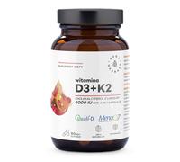 Aura Herbals - Vitamina D3 4000 UI, 100 mcg + K2 (90 cápsulas)