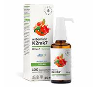 Aura Herbals - Vitamina K2 MK7 de Aura Herbals, 100 mcg Vegana (50 ml)