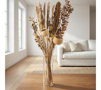 Aura Maison Flores Secas Decoracion, Ramo Flores Secas Naturales 60cm, Hecho en España, Flor Seca Decoracion Hogar, Ramas Decorativas para Jarrones Decorativos Modernos para Home Decoration