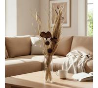 Aura Maison Flores Secas Decoracion, Ramo Flores Secas Naturales 60cm, Hecho en España, Flor Seca Decoracion Hogar, Ramas Decorativas para Jarrones Decorativos Modernos para Home Decoration