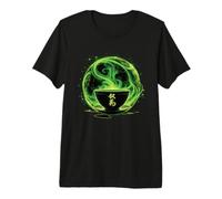 Aura mística del té Verde Matcha Camiseta Premium