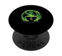 Aura mística del té Verde Matcha PopSockets PopGrip Adhesivo