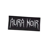 Aura Noir - Accesorio de recuerdo bordado para plancha en apliques