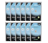 AURA | Pack 12 Ambientador Percha para Armario | Ecopack 100% Reciclable | Larga Duración 60 Días | 0% Alcohol (PACK 12, Bebé y Colonia)