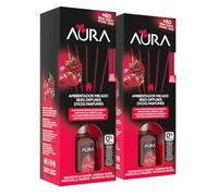 AURA | Pack 2 Ambientador Mikado con Varillas | Larga Duración 8 Semanas | 0% Alcohol | 2x50ml (2X50ml, Frutas de la Pasión)