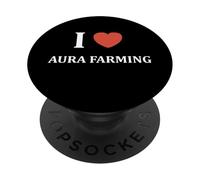 Aura Sport Indonesian Simple Funny i love Aura Farming PopSockets PopGrip Adhesivo