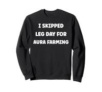 Aura Sport Indonesian Simple Funny quote Aura Farming Sudadera